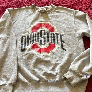 Champion Gray Ohio State Sweatshirt